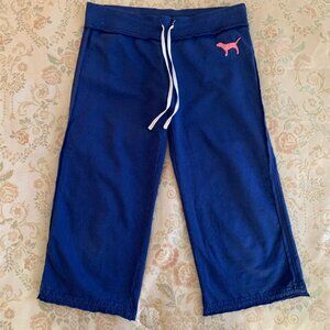 Vintage Victoria's Secret PINK wide leg capri joggers sweatpants